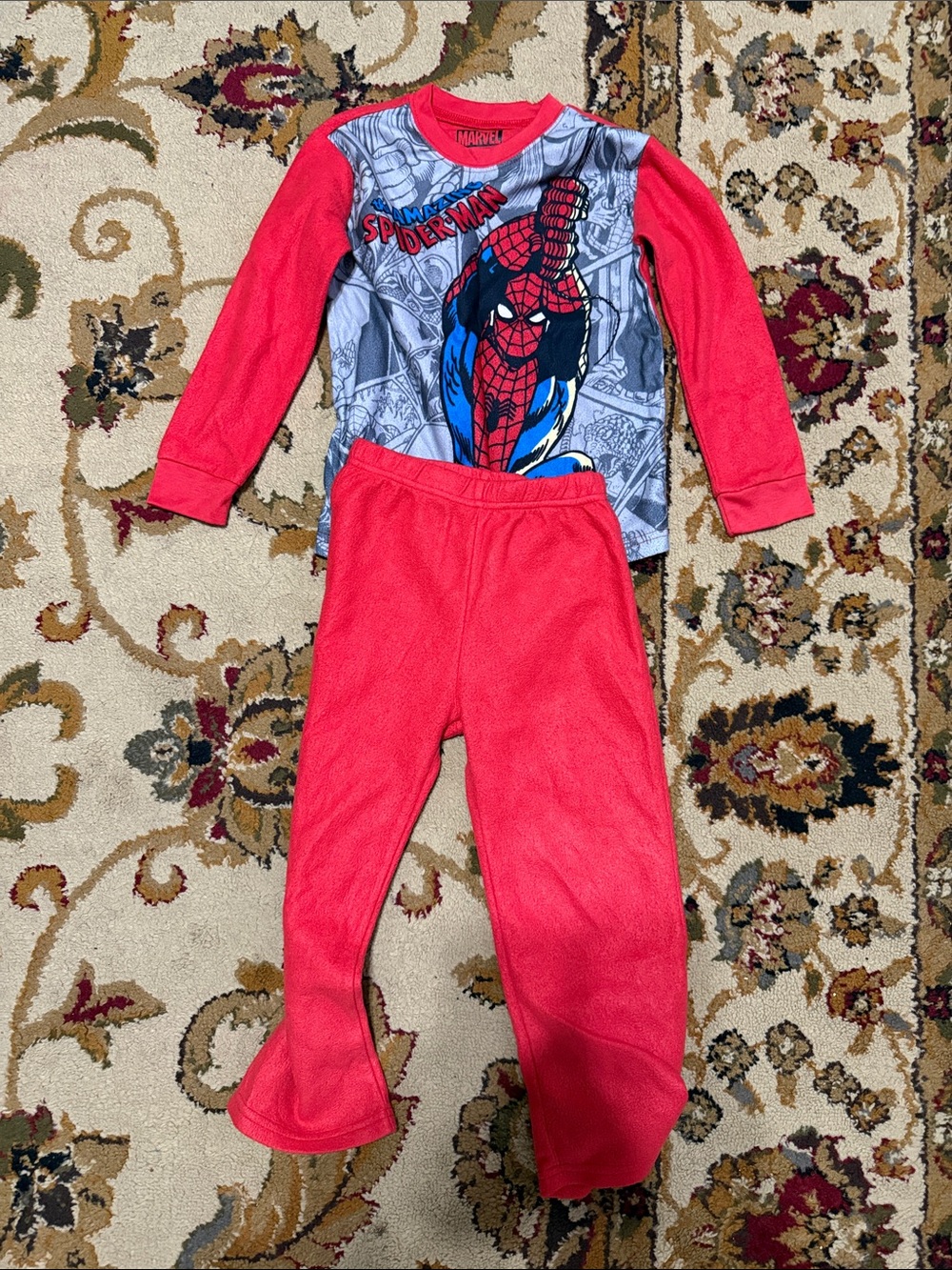 Marvel Spider-Man Red and Blue Kids Pajama Set